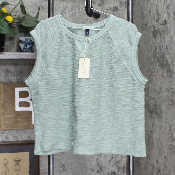 NWT Universal Thread Women's Sleeveless Ribbing Sweatshirt XXL Green - Picture 2 of 7